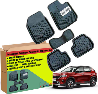 Autowhrib Plastic 3D Mat For  Kia Sonet(Black)
