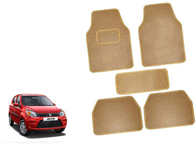 AUTO PEARL Polyester Standard Mat For  Maruti Alto 800(Beige)