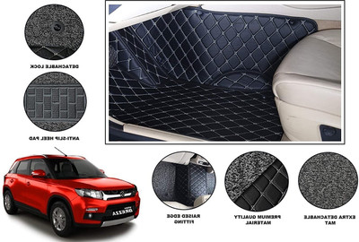 STYLE CHOICE Leather 7D Mat For  Maruti Suzuki Vitara Brezza(Black)