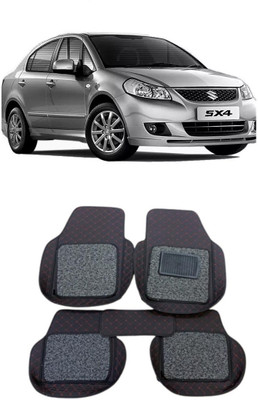 arneja trading company Leatherite 7D Mat For  Maruti Suzuki SX4(Red, Black)