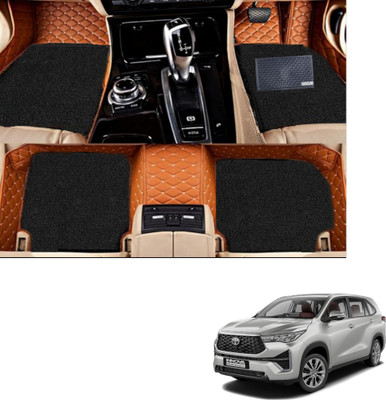 Autoclow Leatherite 7D Mat For  Toyota Innova(Brown, Black)