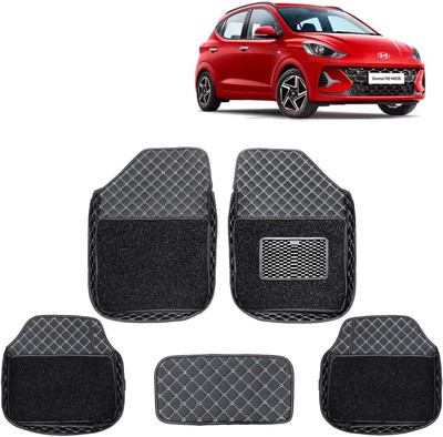 Kingsway Leatherite 7D Mat For  Hyundai Grand i10 Nios(Black)