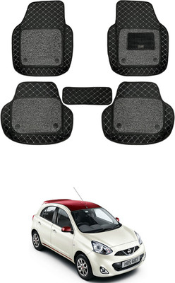 RKPSP Leatherite 7D Mat For  Nissan Micra(Black)
