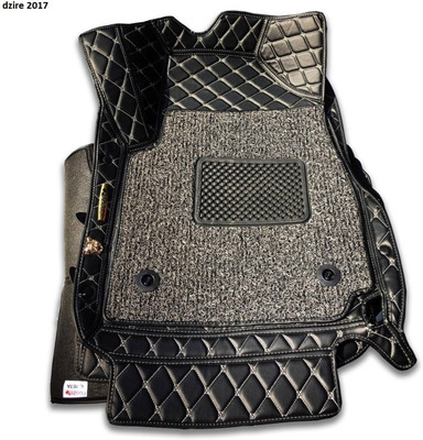TOFIT ENTERPRISE Leather 7D Mat For  Maruti Suzuki New Dzire(Black)