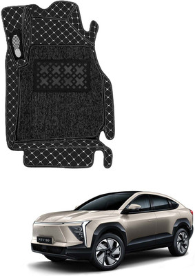 COSMOGEAR Leatherite 7D Mat For  Mahindra Universal For Car(Black)