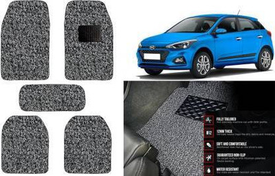 AUTOKIT PVC, Rubber Standard Mat For  Hyundai Elite i20(Black, Grey)