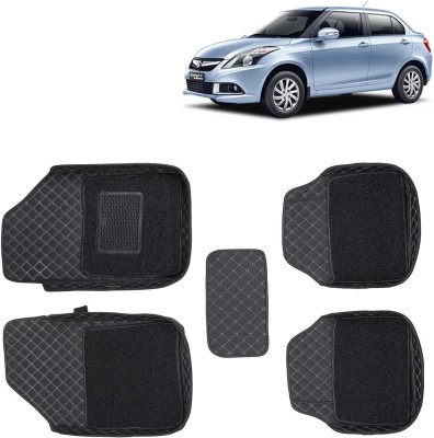 Kingsway Leatherite 7D Mat For  Maruti Suzuki Swift Dzire(Black)