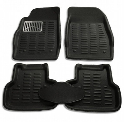 ANAYA G PVC, Rubber 3D Mat For  Maruti Suzuki Ciaz(Black)