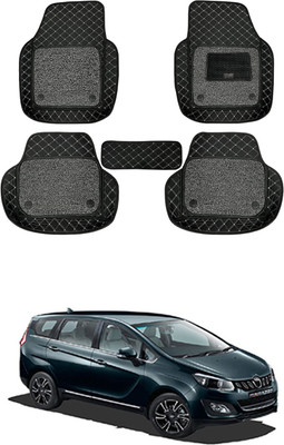 MATIES Leatherite 7D Mat For  Mahindra Marazzo(Black)