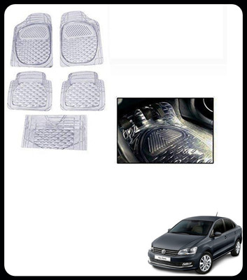SEMAPHORE PVC Standard Mat For  Volkswagen Vento(Clear, White)