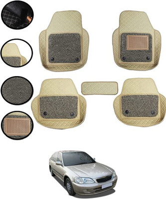 zplus Leatherite 7D Mat For  Honda City(Beige)