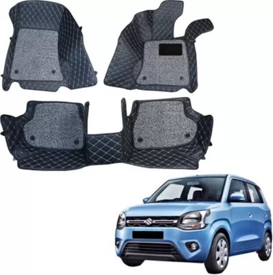 KUNTAIL Leatherite 7D Mat For  Maruti Suzuki WagonR(Black)