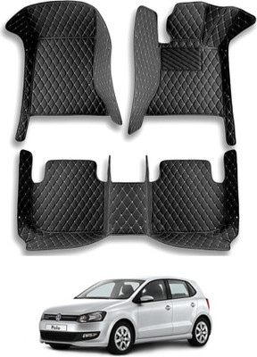 TOFIT ENTERPRISE Leatherite 7D Mat For  Volkswagen Polo(Black)