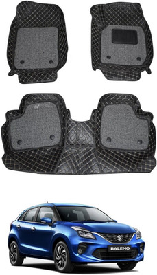 KUNTAIL Leatherite 7D Mat For  Maruti Suzuki Baleno(Black)