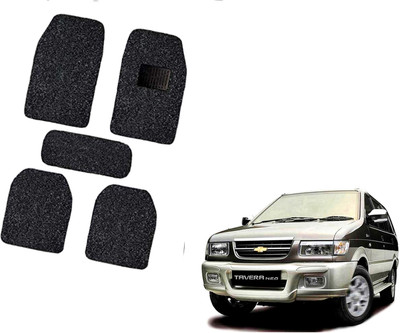 CuboDePlato Nylon, PVC Standard Mat For  Chevrolet Tavera(Black)