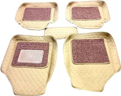 AUTO PEARL Leatherite 7D Mat For  Universal For Car(Beige)