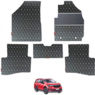 elegant Leatherite Standard Mat For  Mahindra XUV 700 (5 Seater)(Black, White)