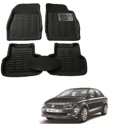 ROSHNEER ENTERPRISES PVC 3D Mat For  Volkswagen Vento(Black)