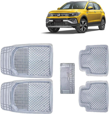 Kingsway PVC Tray Mat For  Volkswagen Taigun(Clear)