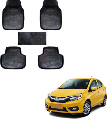 SS FOR YOUR SMART NEEDS Vinyl Standard Mat For  Honda Brio(Black)