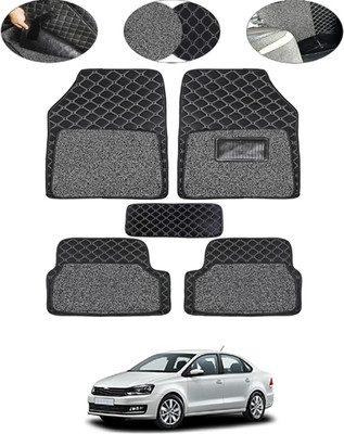 MSNP Leatherite 7D Mat For  Volkswagen Vento(Black)