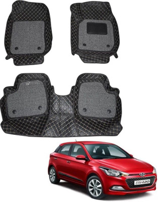 TOFIT ENTERPRISE Leatherite 7D Mat For  Hyundai Elite i20(Black)