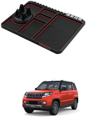 MFORALL Silicone Standard Mat For  Universal For Car(Black)