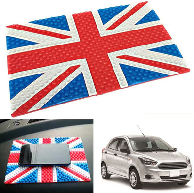 PEEPS STORE Rubber Tray Mat For  Ford Aspire(Red, Blue)