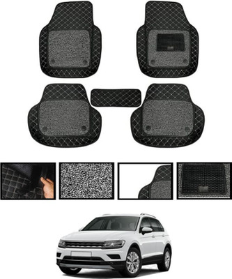zplus Leatherite 7D Mat For  Volkswagen Tiguan(Black)