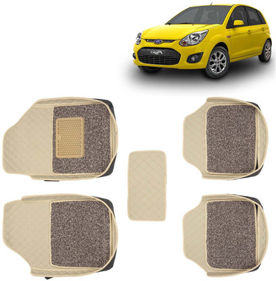 Kingsway Leatherite 7D Mat For  Ford Figo(Beige)
