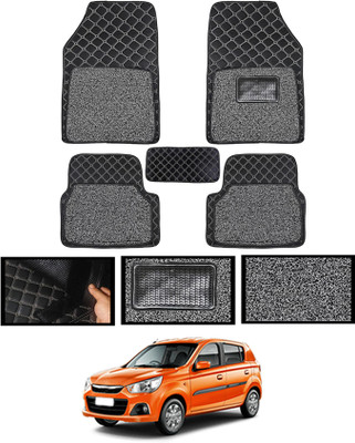 MSNP Leatherite 7D Mat For  Maruti Suzuki Alto K10(Black)