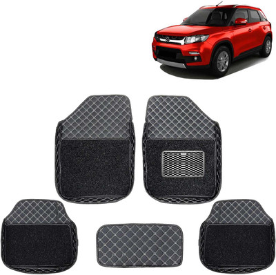 Kingsway Leatherite 7D Mat For  Maruti Suzuki Vitara Brezza(Black)
