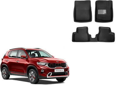 Autorepute Leather 5D Mat For  Kia Sonet(Black)