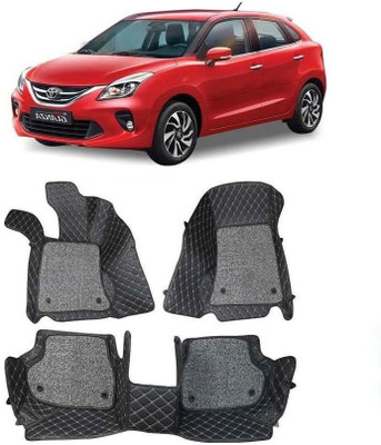 VIAZ VENTURES Leatherite 7D Mat For  Toyota Glanza(Black)