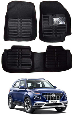 MATIES Plastic 5D Mat For  Hyundai Venue(Black)