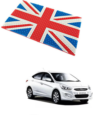 ARNEJA Rubber Standard Mat For  Hyundai Verna Fluidic(Multicolor)