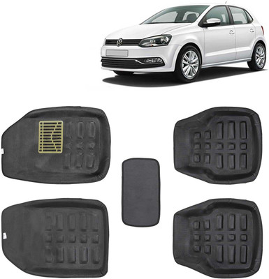 Kingsway PVC 3D Mat For  Volkswagen Polo(Black)
