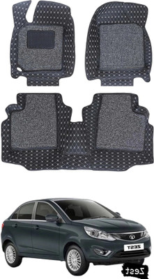 FF TRADERS Leatherite 7D Mat For  Tata Zest(Black)