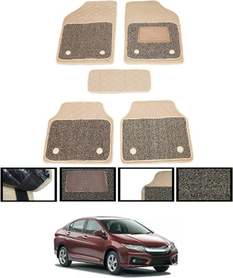 MSNP Leatherite 7D Mat For  Honda Universal For Car(Beige)