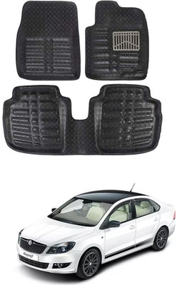 arneja trading company Polyutherine 3D Mat For  Skoda Rapid(Black)