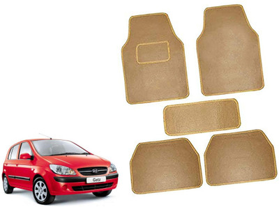 AUTO PEARL Polyester Standard Mat For  Hyundai Getz(Beige)