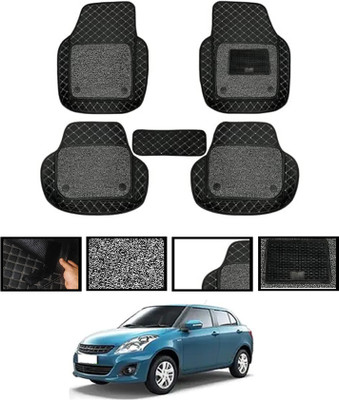 AYW Leatherite 7D Mat For  Maruti Suzuki Swift Dzire(Black)