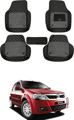 RKPSP Leatherite 7D Mat For  Mahindra Verito(Black)