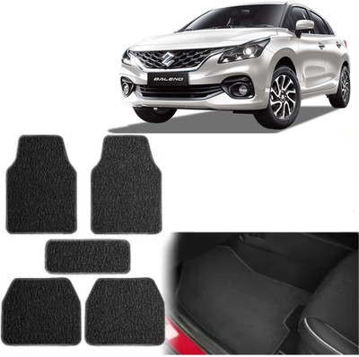INSURE AUTOMOTIVE PVC, Rubber Standard Mat For  Maruti Suzuki Baleno(Black)