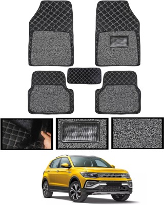 MATIES Leatherite 7D Mat For  Volkswagen Taigun(Black)