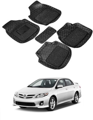 arneja trading company Leatherite 7D Mat For  Toyota Corolla(Black)