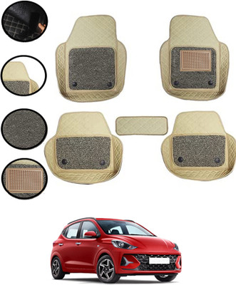 ABJD Leatherite 7D Mat For  Hyundai Grand i10 Nios(Beige)