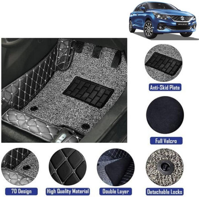 Ds enterprise Leatherite 7D Mat For  Maruti Suzuki Baleno(Black)