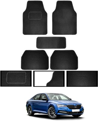 MSNP Fabric Standard Mat For  Skoda Superb(Black)