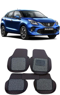 ARNEJA Leatherite 7D Mat For  Maruti Suzuki Baleno(Red, Black)